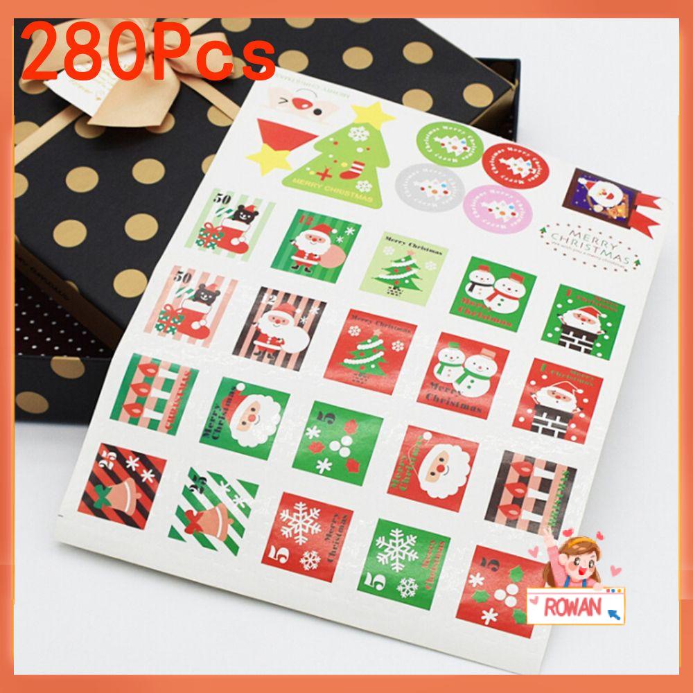 280pcs / lot Stiker Kertas Motif Bunga Untuk Dekorasi DIY