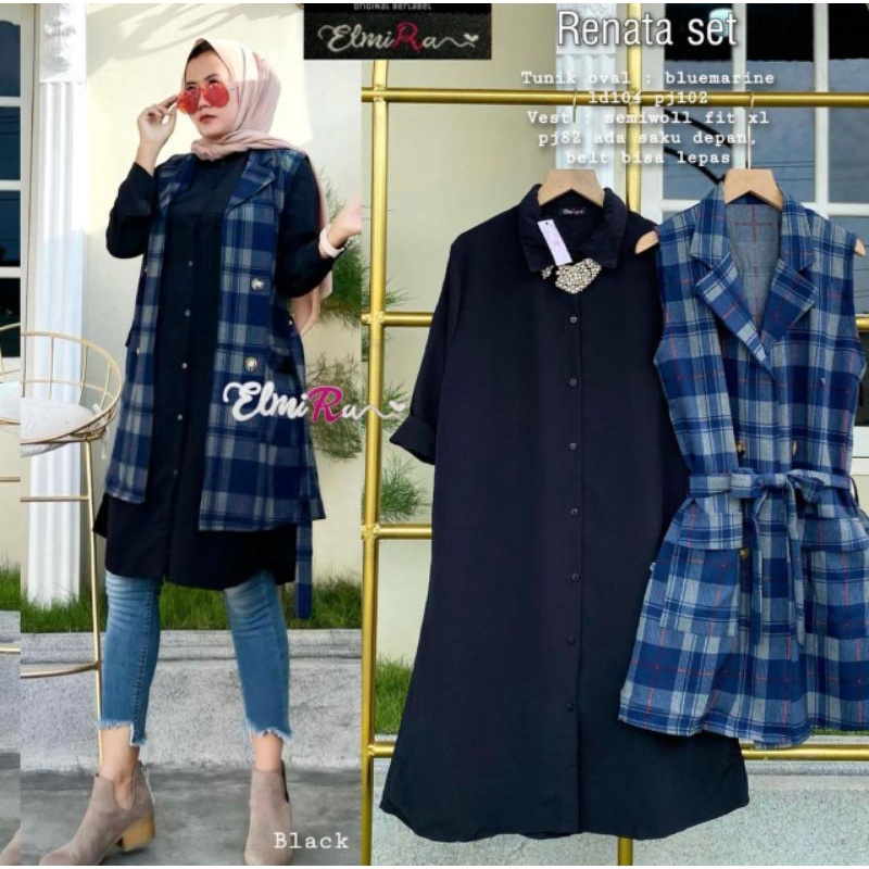 REANATA SETELAN TUNIK BY ELMIRA