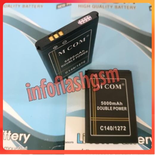 MW Battery Batre Baterai Double Power Mcom Samsung C140 E1272 1272 GT-E1272