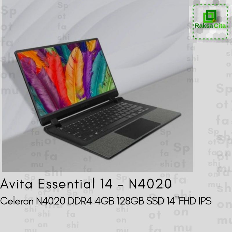Avita Essential 14 - N4020 DDR4 4GB 128GB SSD 14" FHD IPS WIN