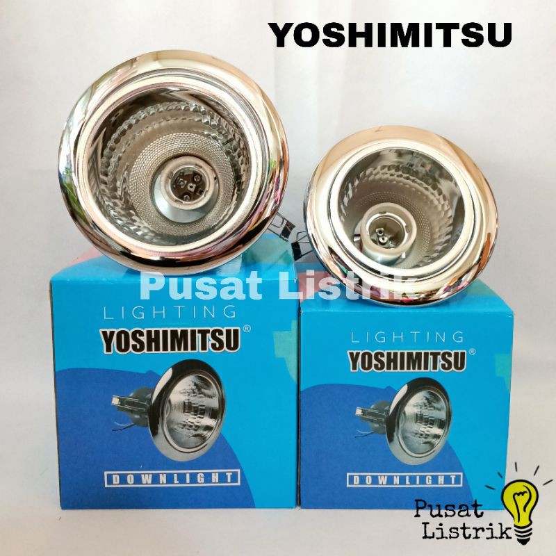 Downlight 3.5 inch dan 4 inch Yoshimitsu Fitting Lampu 3.5 in dan 4 in Rumah Lampu Yoshimitsu