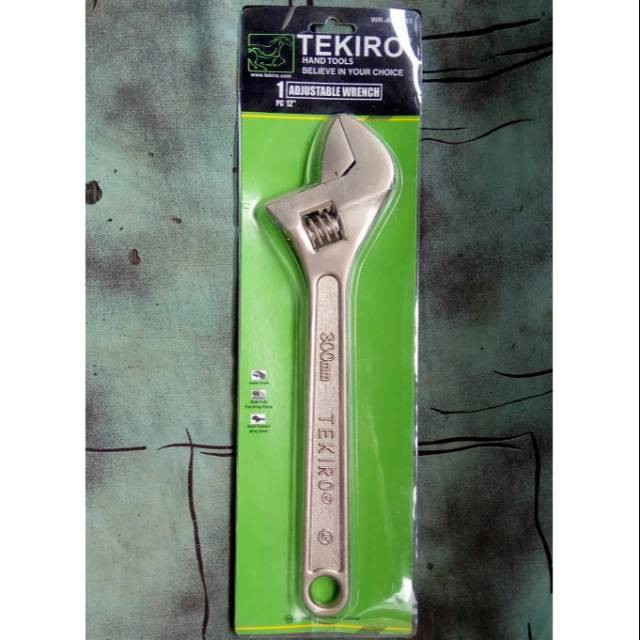 Kunci Inggris TEKIRO WR-AD0283 12 inchi Kunci Inggris Tekiro 12in ADJUSTABLE WRENCH KUNCI INGGRIS