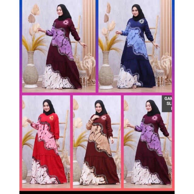 GAMIS TWIL SASIRANGAN /GROSIR GAMIS RAYON MURAH/