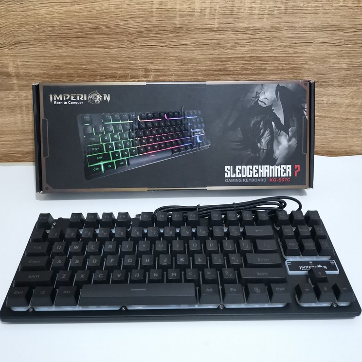 Imperion Gaming Keyboard Sledgehammer 7 (KGS07C) Shopee Indonesia