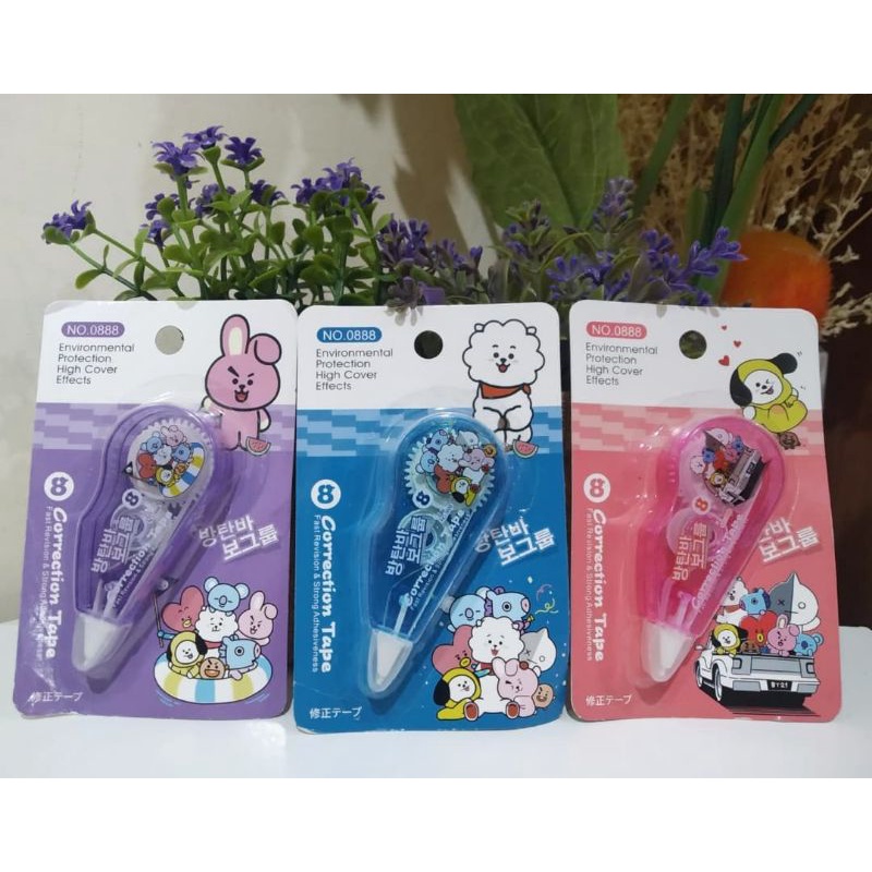 

[BISA COD] Tipe-X BT21 correction tape BT21 tipe-x K-po