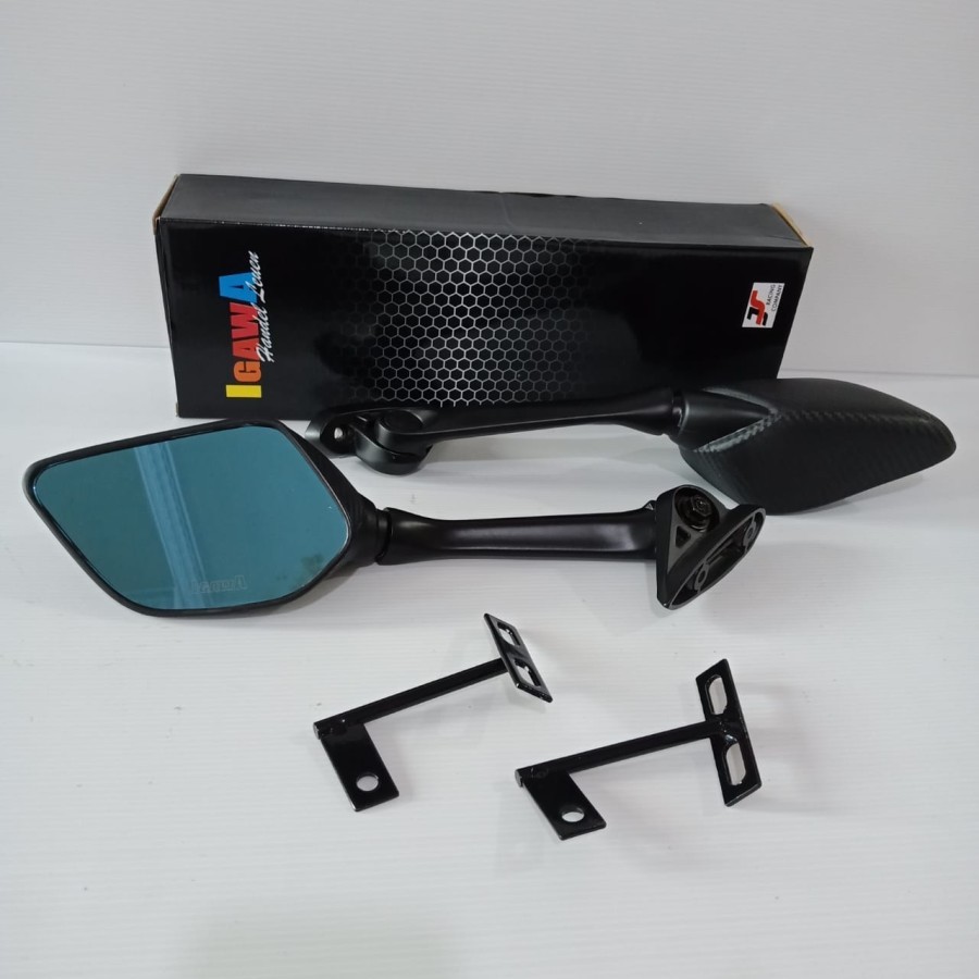 Spion R25 Gagang Panjang CARBON Nmax, Lexi, Freego, Aerox Universal