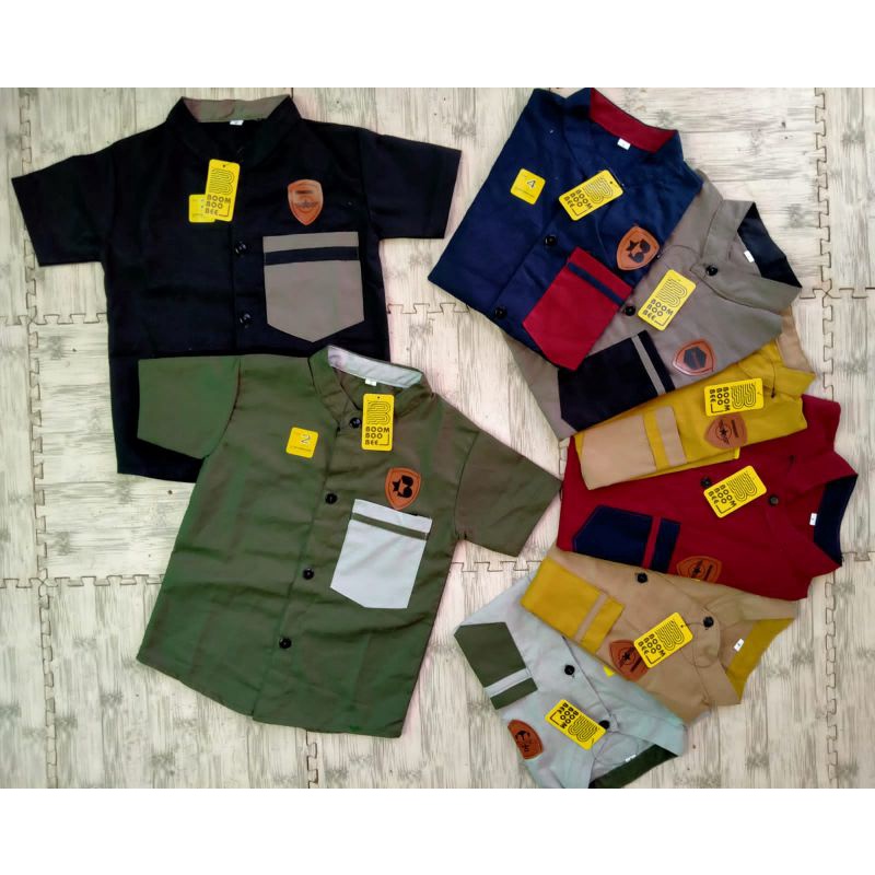 Kemeja Anak Laki laki Boomboobee