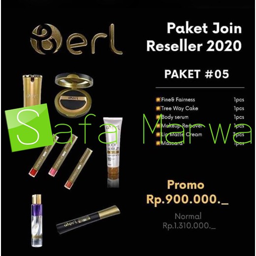 B erl JOIN RESELLER Paket 05 - Berl Cosmetics