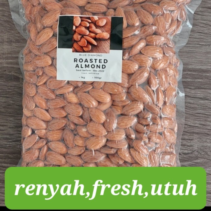 

✨COD✨ roasted almond kacang almond panggang matang 1kg