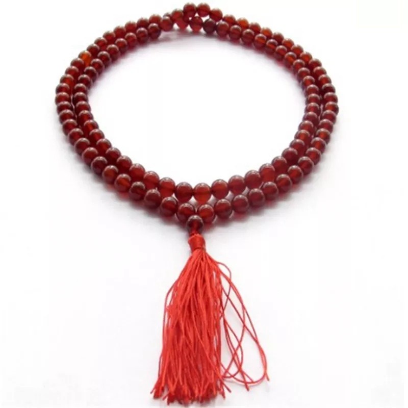 tasbih batu merah meditasi 108 spiritual