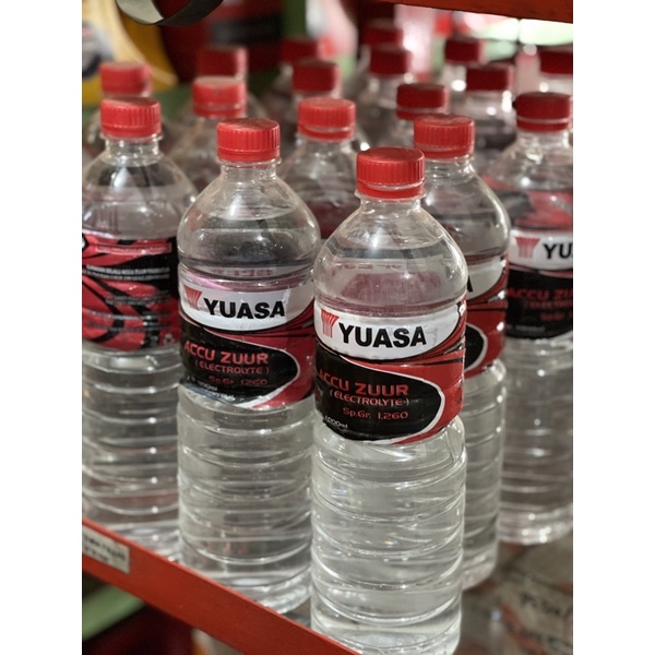AIR AKI YUASA MERAH / AIR ACCU / ACCU ZUUR