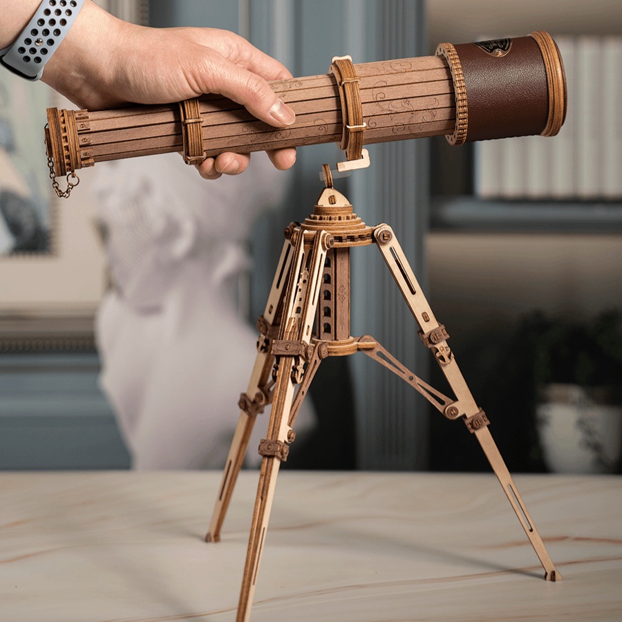 ROLIFE Robotime ROKR Monocular Telescope ST004 3D Wooden Puzzle Hobby Toy Collection