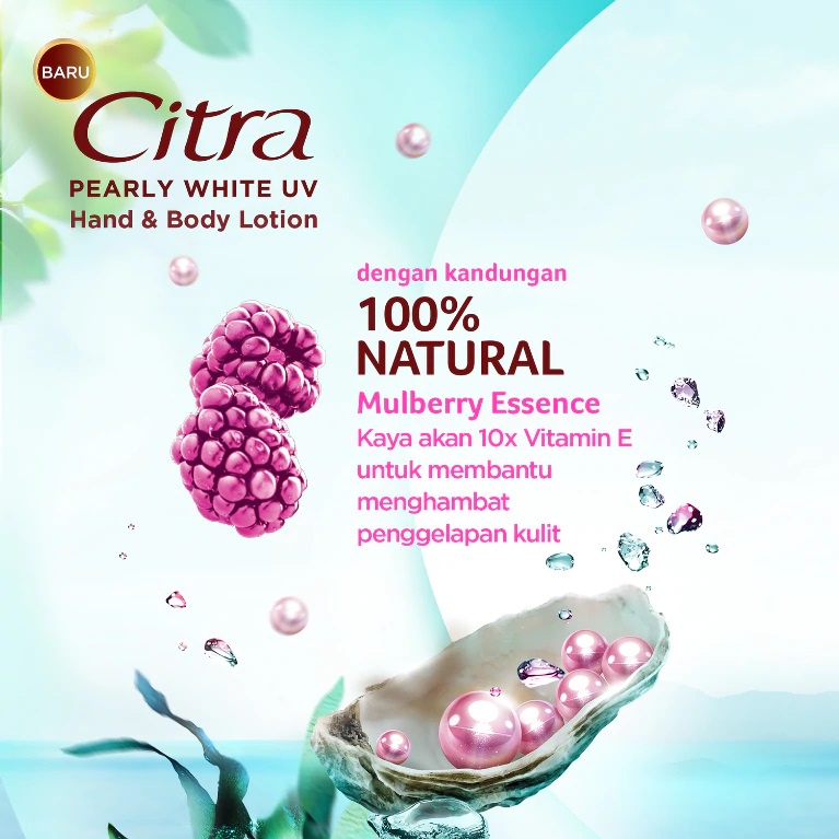 CITRA HAND &amp; BODY LOTION PEARLY WHITE UV 230 ML