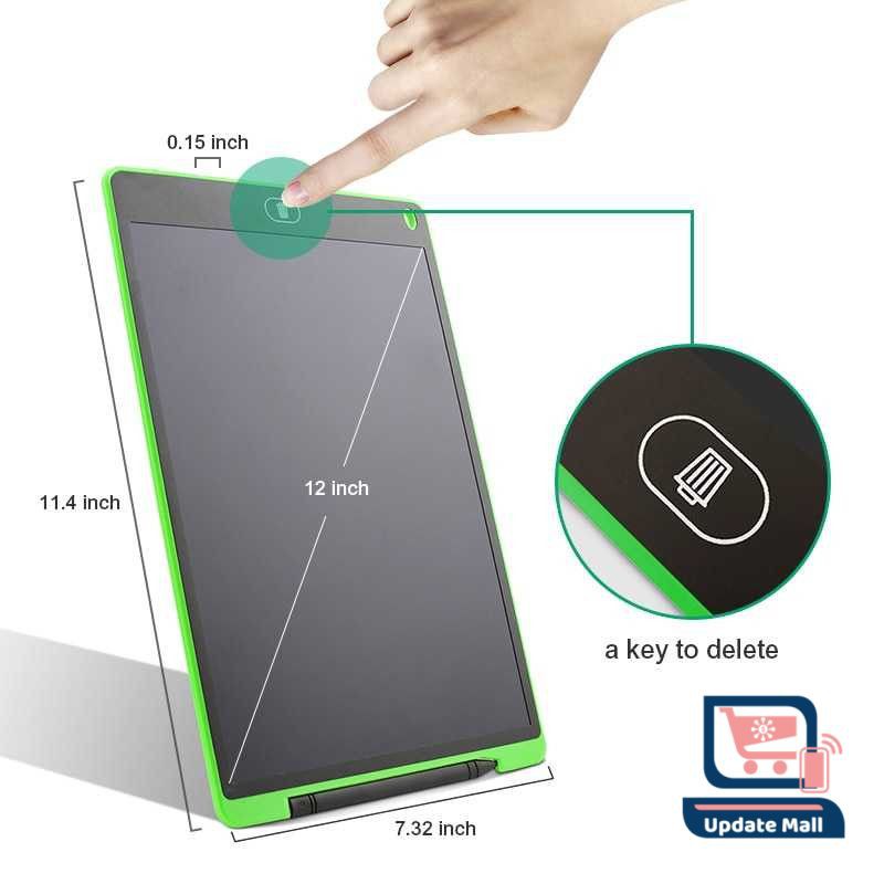 PAPAN GAMBAR DIGITAL MONOCHROME DRAWING BOARD LCD TABLET 12 INCH