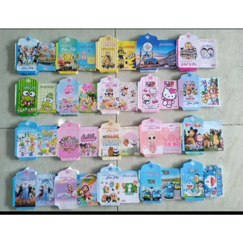 

amplop lebaran karakter kartun