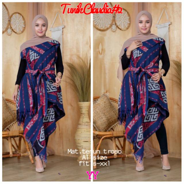 Tunik Tenun Lurik Troso Asli Jepara