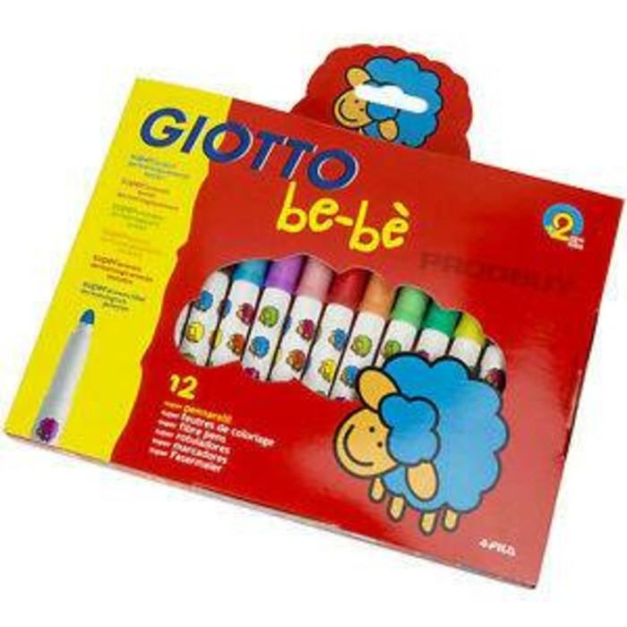 

Giotto Bebe Super Fibre Pens 12 Pcs