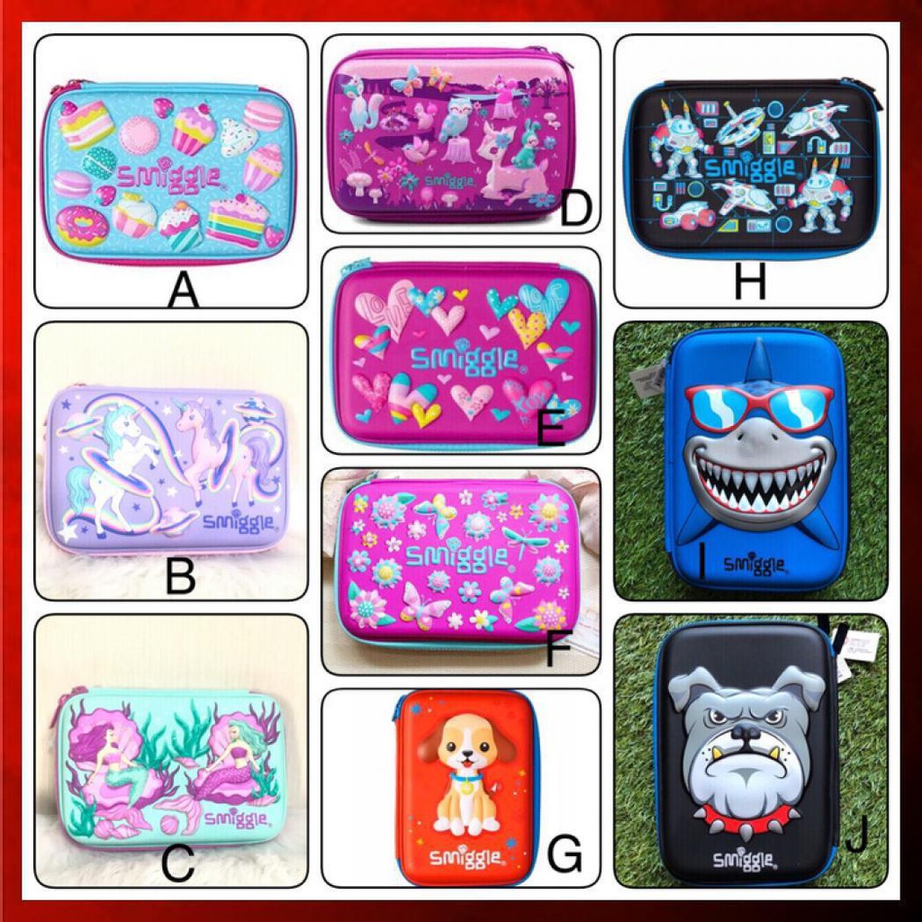 

Smiggle Hard Pencil Case - Kotak Pensil Smiggle