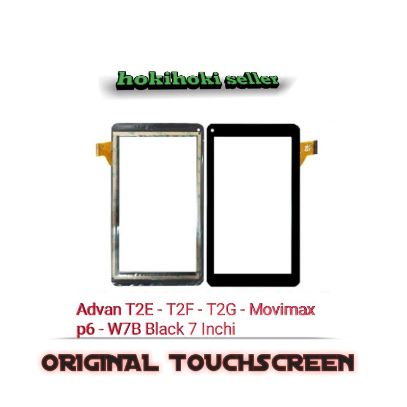 TOUCHSCREEN TABLET ADVAN T2E - MOVIMAX - P6 - W7B - BLACK - TS TAB ADVANCE