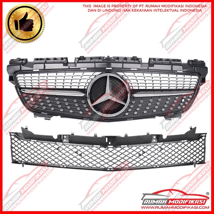 GRILL MERCEDES SLK R172 - GTR - 2011–2020 - DIAMOND
