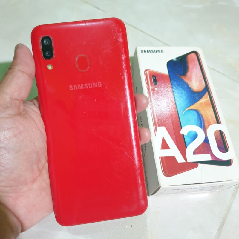 Samsung A20 3/32 Ram 3gb Rom 32gb second berkualitas