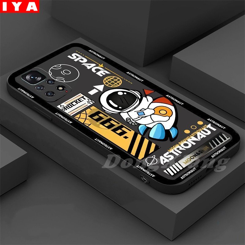 Casing TPU Redmi Note 11 Note11S Redmi10 10Pro M3 Note 9s Redmi 9 9A 9C Note 8 Pro Poco X3 NF 10C M3 X3Pro Motif Roket