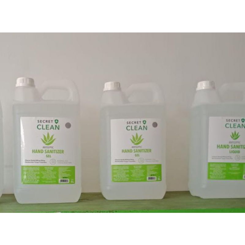 Hand Sanitizer Secret Clean Gel 5 Liter
