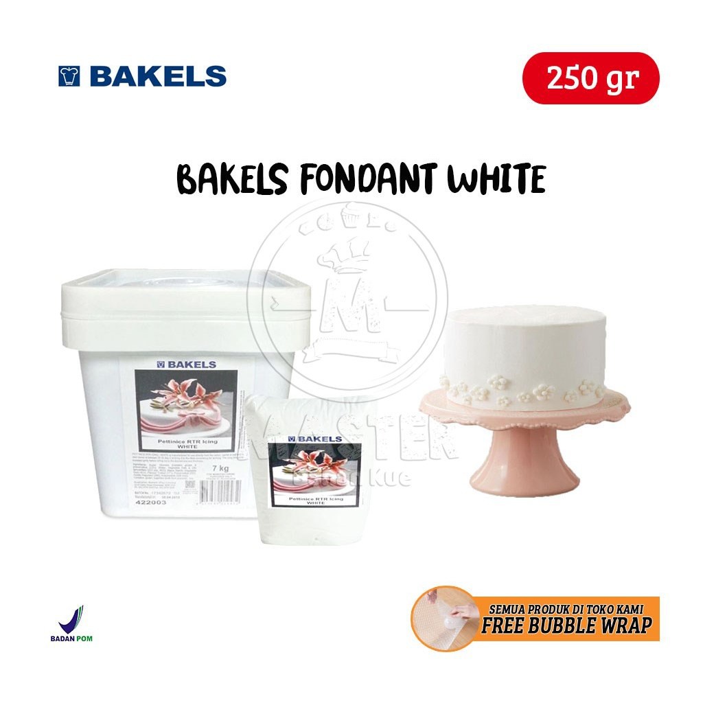 

Bakels Icing Fondant White / Gula Dekorasi [250 gr]