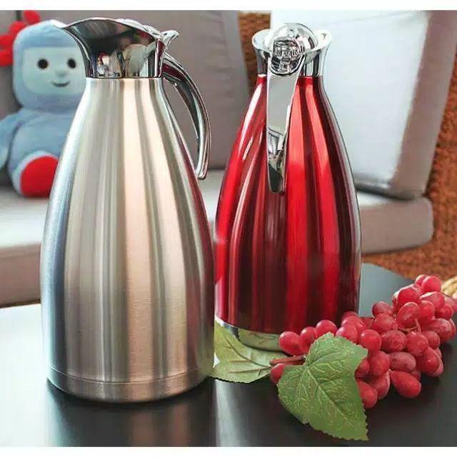 [cod] Teko Water Jug Vacuum Cofee Pot Hot 1,9l D05