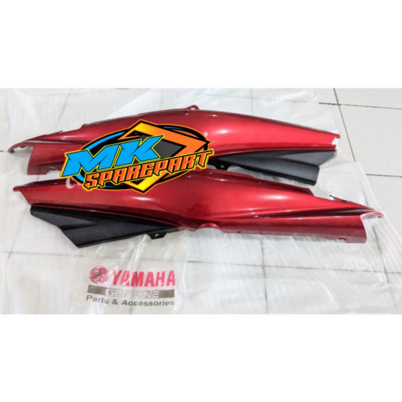 BODY BELAKANG VEGA ZR, VEGA RR MERAH SET KANAN-KIRI ORIGINAL YAMAHA