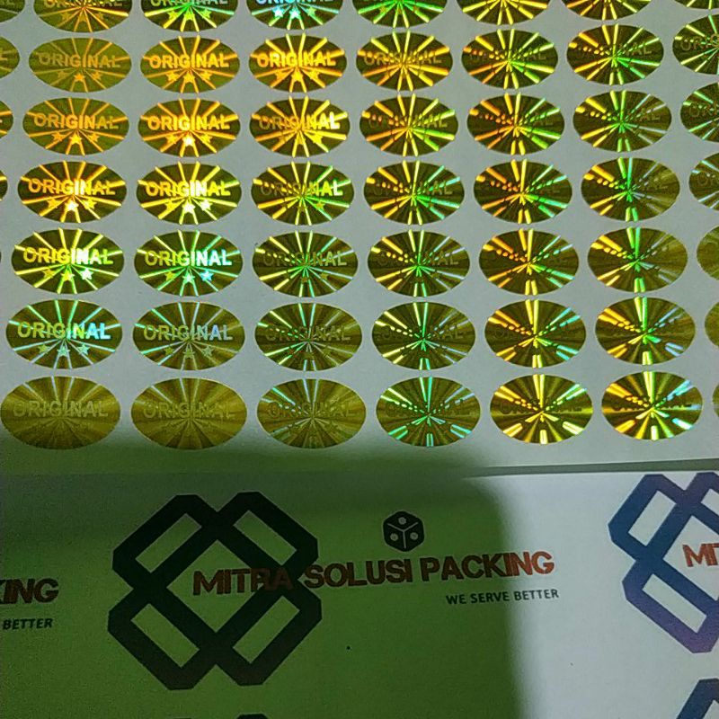

HOLOGRAM SEGEL ORIGINAL GOLD | HOLOGRAM | SEGEL KEAMANAN
