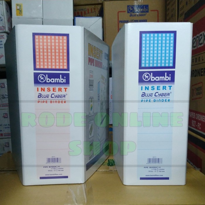

Murah Ordner Pipe Binder Bambi Folio 100Mm - 1070M Terbatas