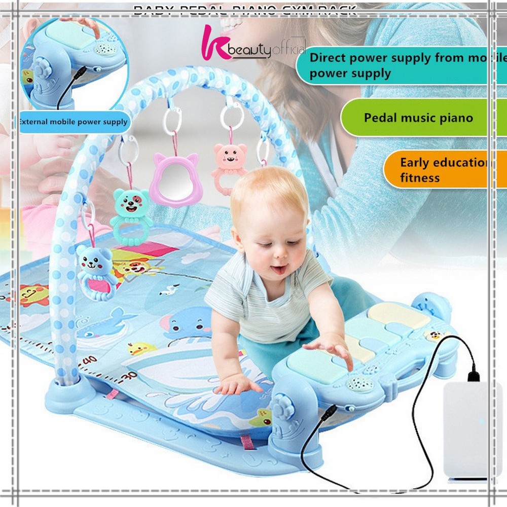 KB M15 16 Baby Play Gym  Mainan  Anak Bayi  Rattle Piano 
