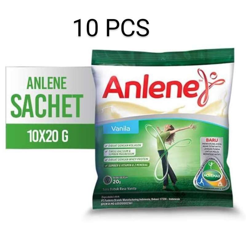 

Anlene Sachet Coklat & Vanilla isi 10