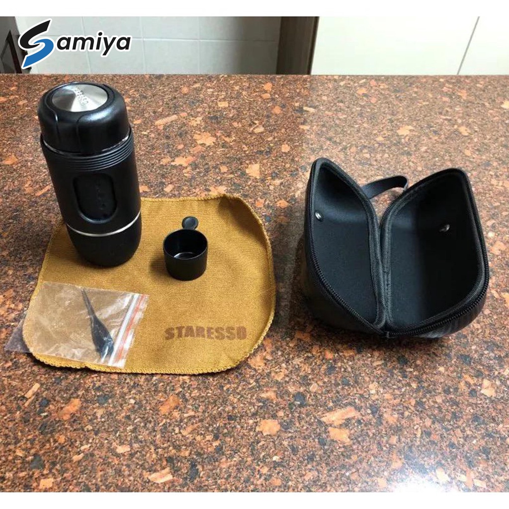 staresso mini espresso coffee maker SP 200M / portable espresso kopi maker free bag dan sendok