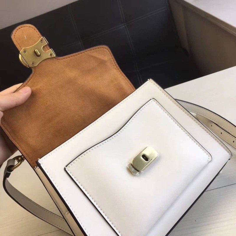 TAS WANITA SELEMPANG WOMEN BAG CH TABBY TOP HANDLE 20 IN SIGNATURE WHITE 636