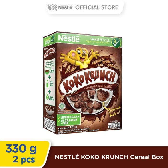 

Terlaris NESTLE KOKO KRUNCH Cereal Box 330g 2 pcs [Special Diskon] Diskon