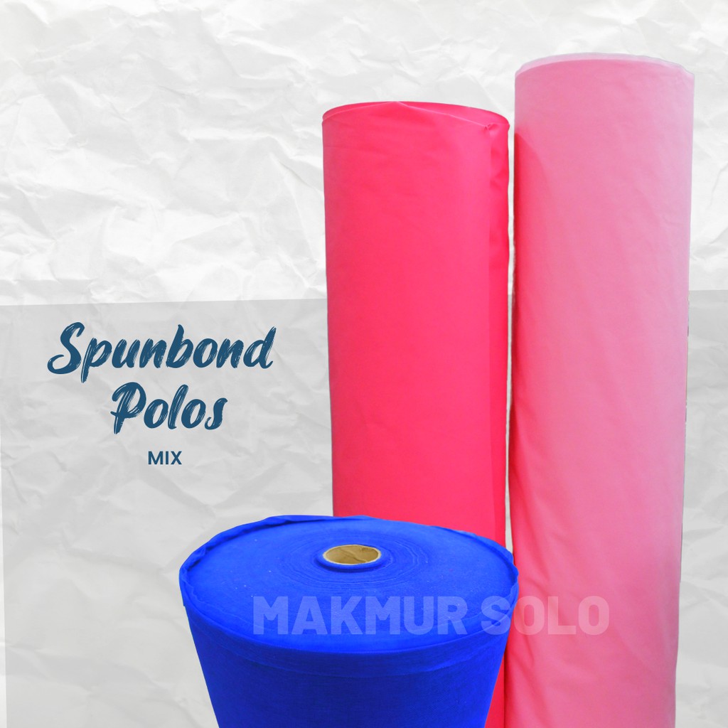 Kain Spunbon Polos Warna Lebar dan Gramasi Mix Campur Cover Bouquet Alas Furing Tas