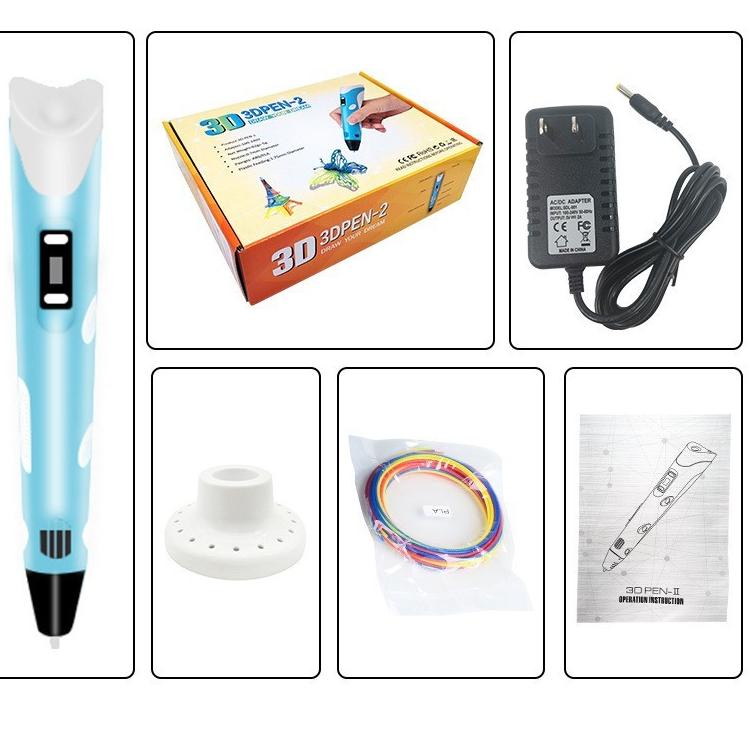 Barang Pilihan.. Magic Drawing Pen 3D PENA DIY Pulpen 3D / Pena 3D Printing Pen / Magic 3D Stereosco