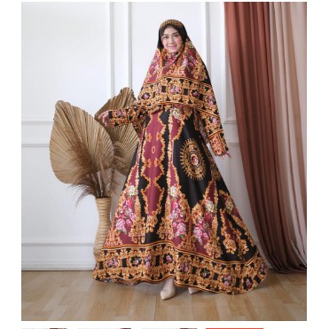 Busana Muslim Gamis Jumbo Gaun Pesta Muslimah Baju Pesta Wanita Kondangan Mewah Kekini