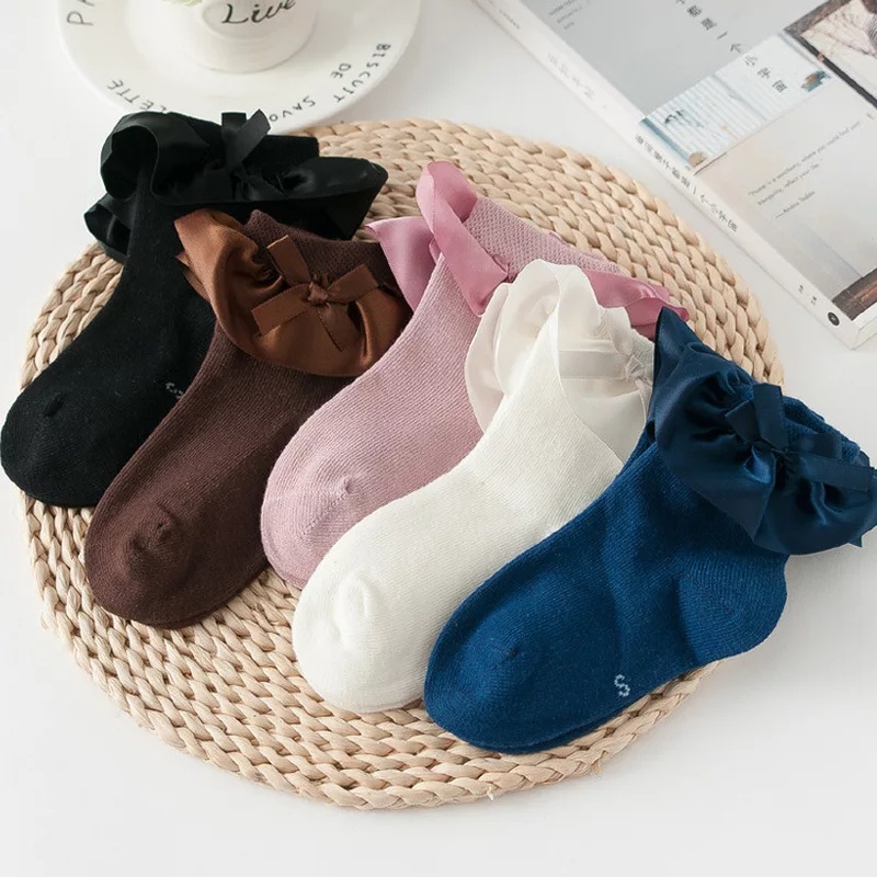 (Pimenova) kaos kaki anak renda polos kaos kaki anak renda korea , kids socks renda satin