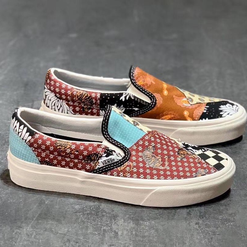 Jual Vans Slip ON Tiger Patchwork Original | Shopee Indonesia