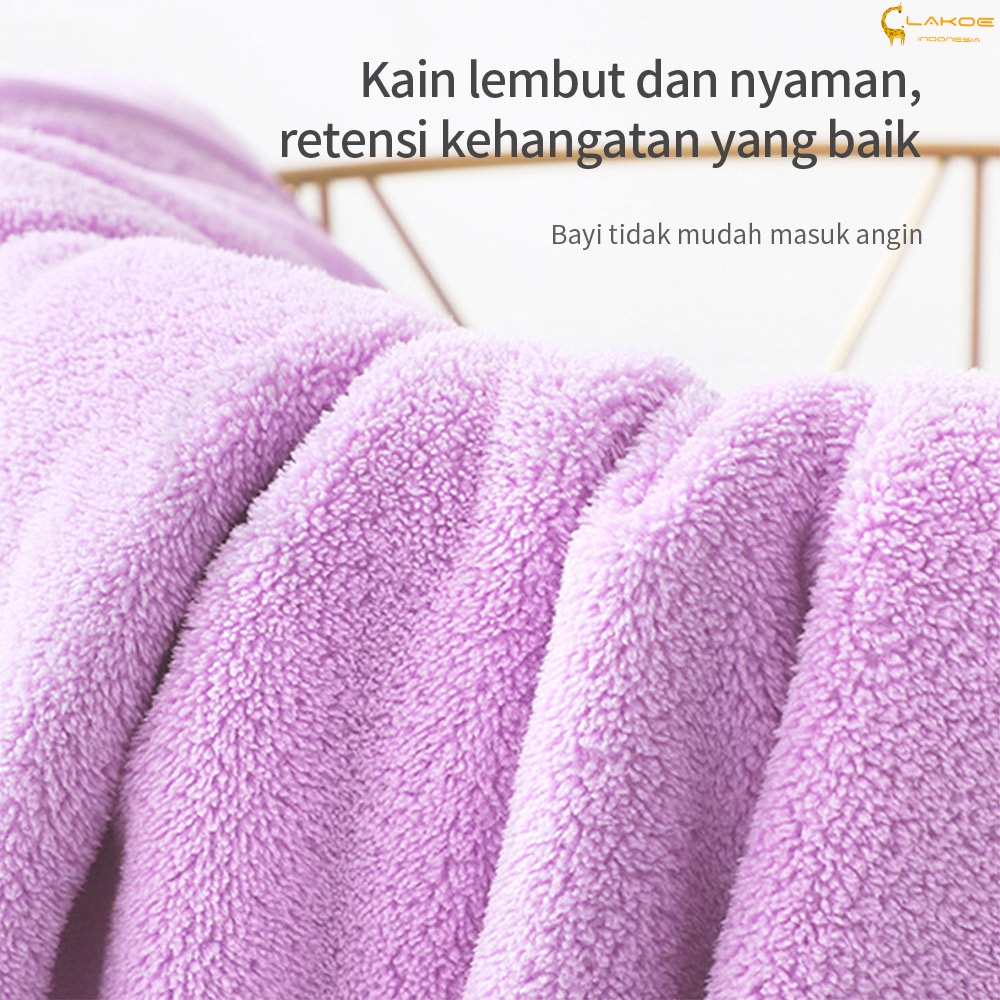 LAKOE Handuk Mandi Bayi handuk anak kartun lucu untuk 0-6 Tahun