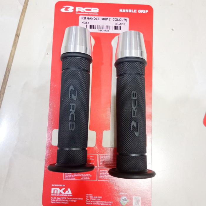 hand grip original RCB model HG-55 bintik plus jalu stang pcx universaL SEMUA MOTOR BISA PAKAI