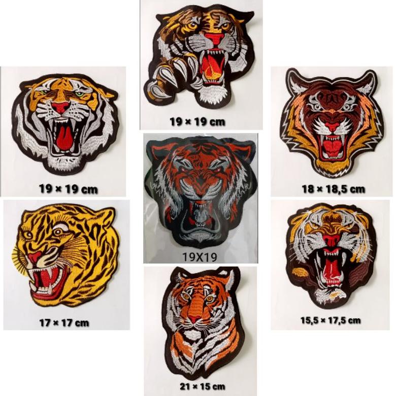 Bordir/Emblem Macan Ukuran Besar
