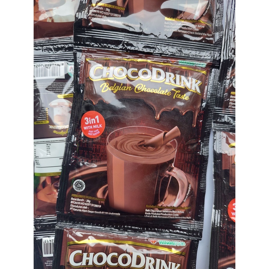 

Piscoklegit_ Chorink Belgian Chocolate Taste 28 Gr X 10 Pcs / Chorink Coklat Renteng