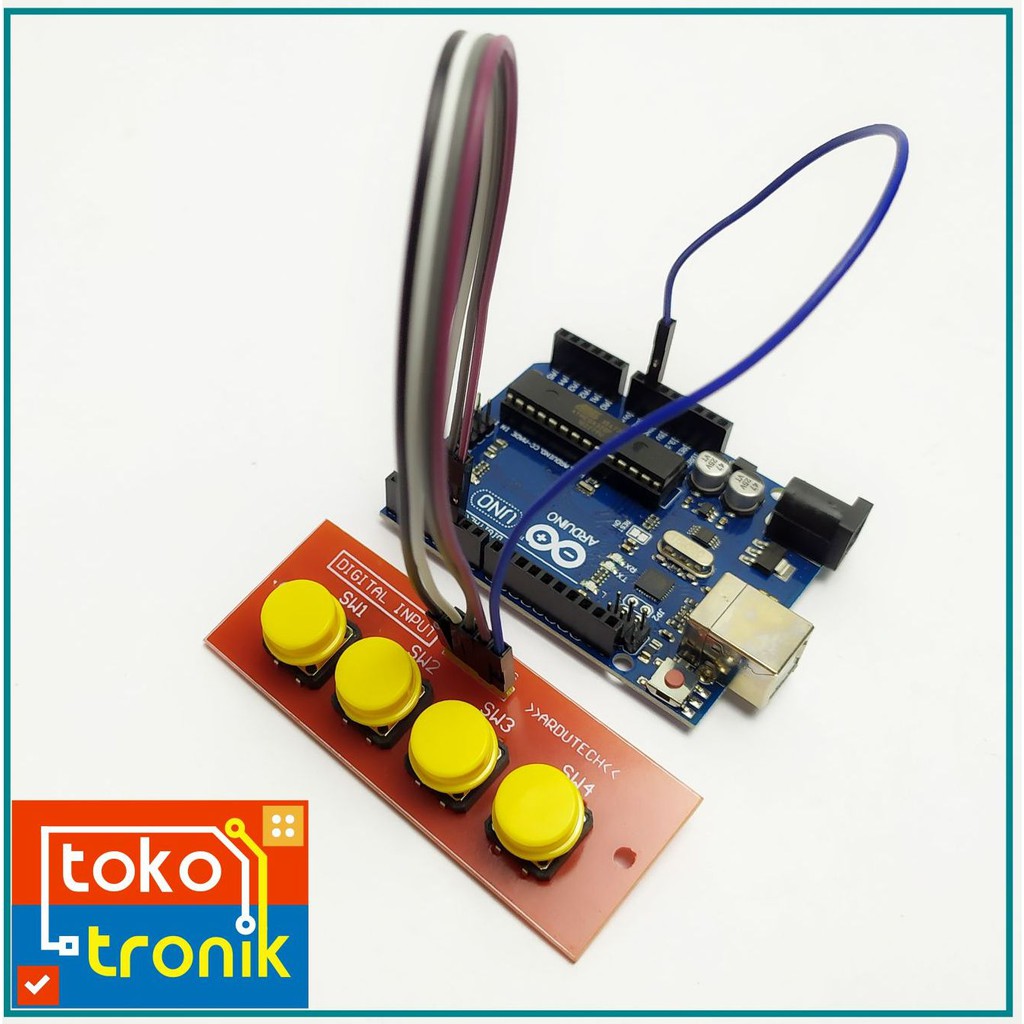 Digital Input Arduino (Push Button)