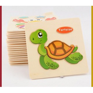 HIPPO LAND Mainan Puzzle Kayu Anak 3D Mainan Edukasi Puzzel Kayu Jigsaw Edukatif Lucu Murah Wooden Toys 12