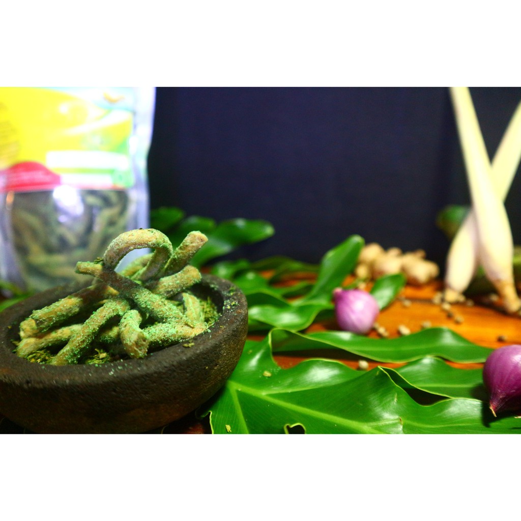 

Mie Lidi Tulang Ikan Lele (Rasa Seaweed) ft Daun Kelor/ Camilan Nikmat & Bergizi/ 150gr [IWAKU GS]