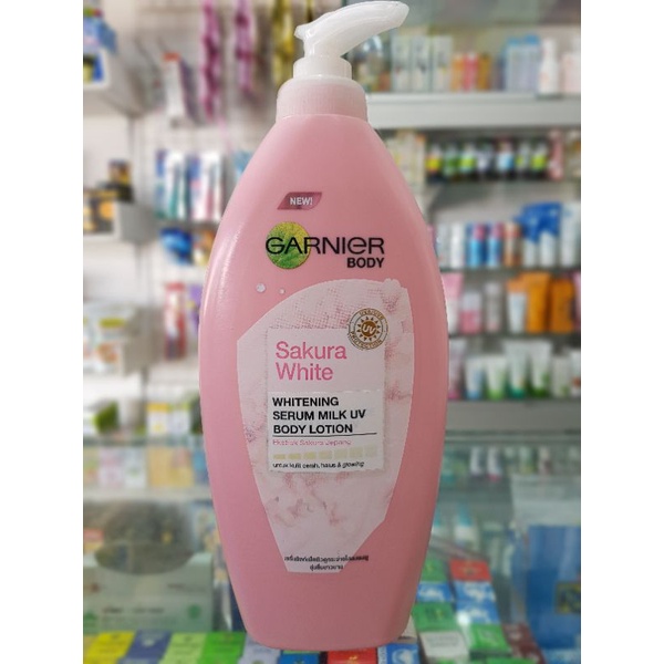 Garnier Body Serum Lotion Sakura 400 ml / Lotion Tubuh / Garnier